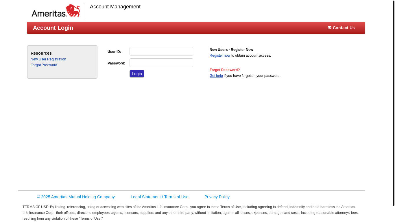 website screenshot of https://ameritas.omniasp.com/advisor_dashboard.aspx
