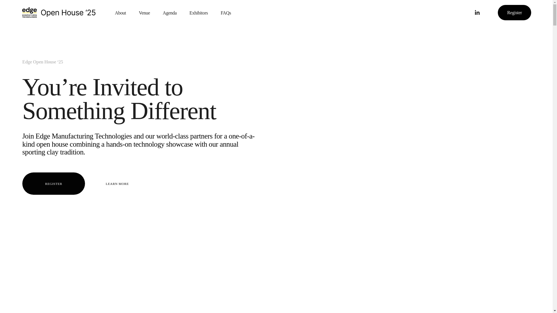 website screenshot of https://edgemtevents.com/