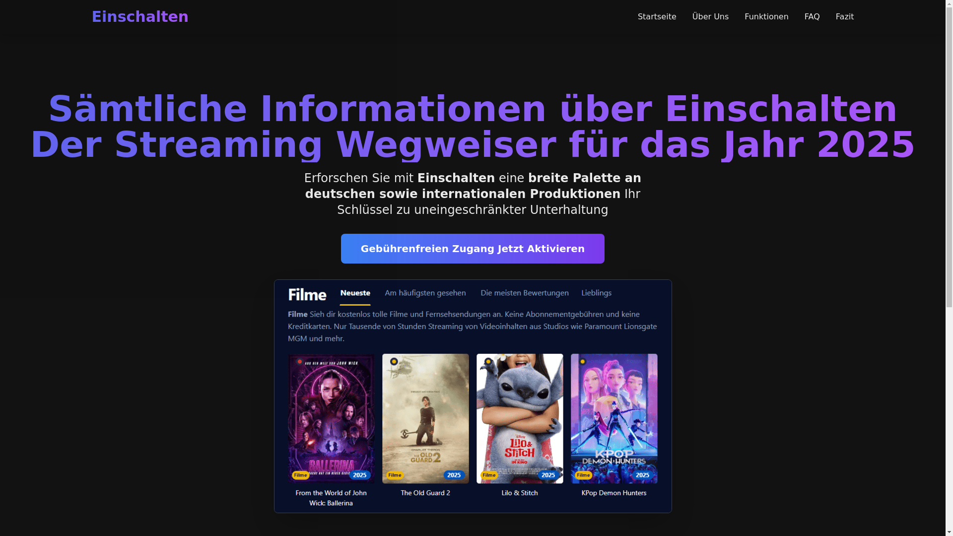 website screenshot of https://einschalten-nkpi.pages.dev/