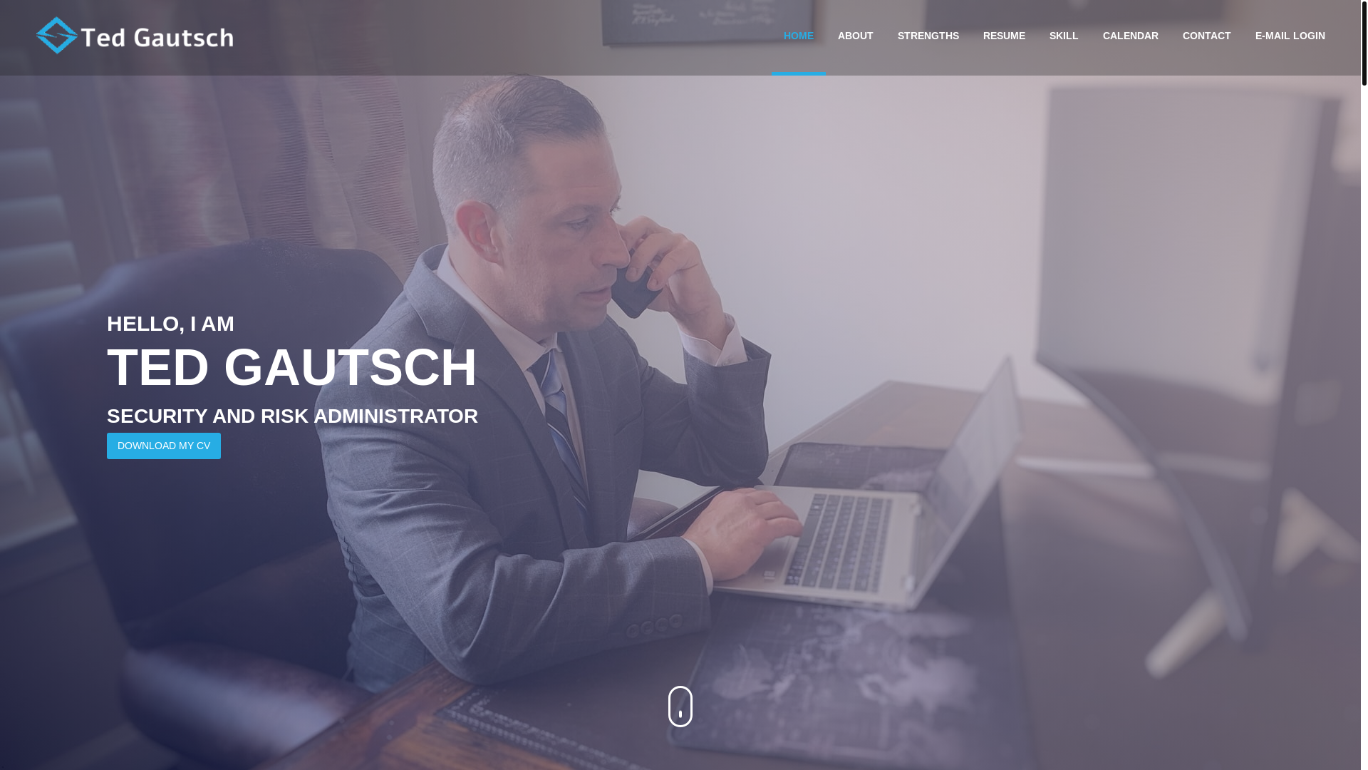 website screenshot of https://tedgautsch.pages.dev/