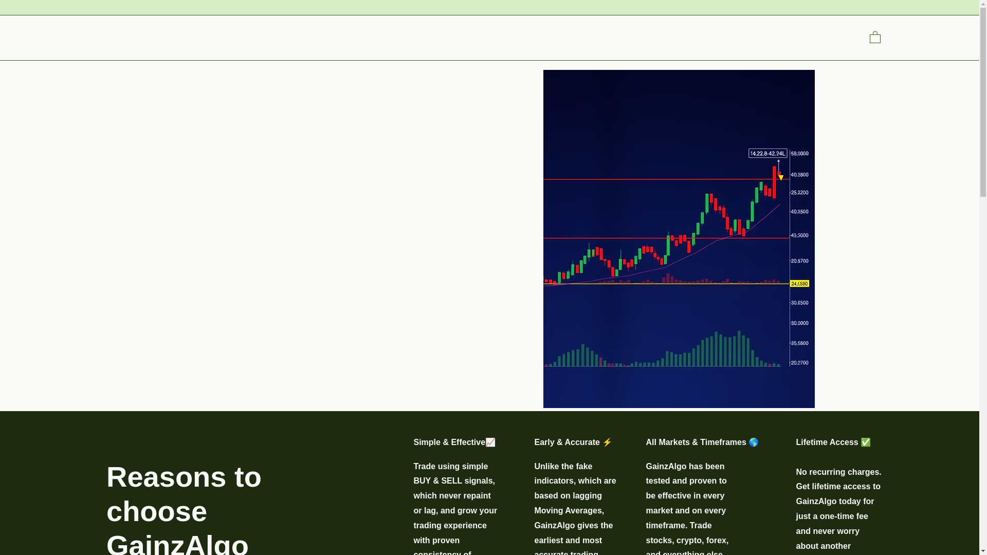 website screenshot of https://gainzalgo.info/