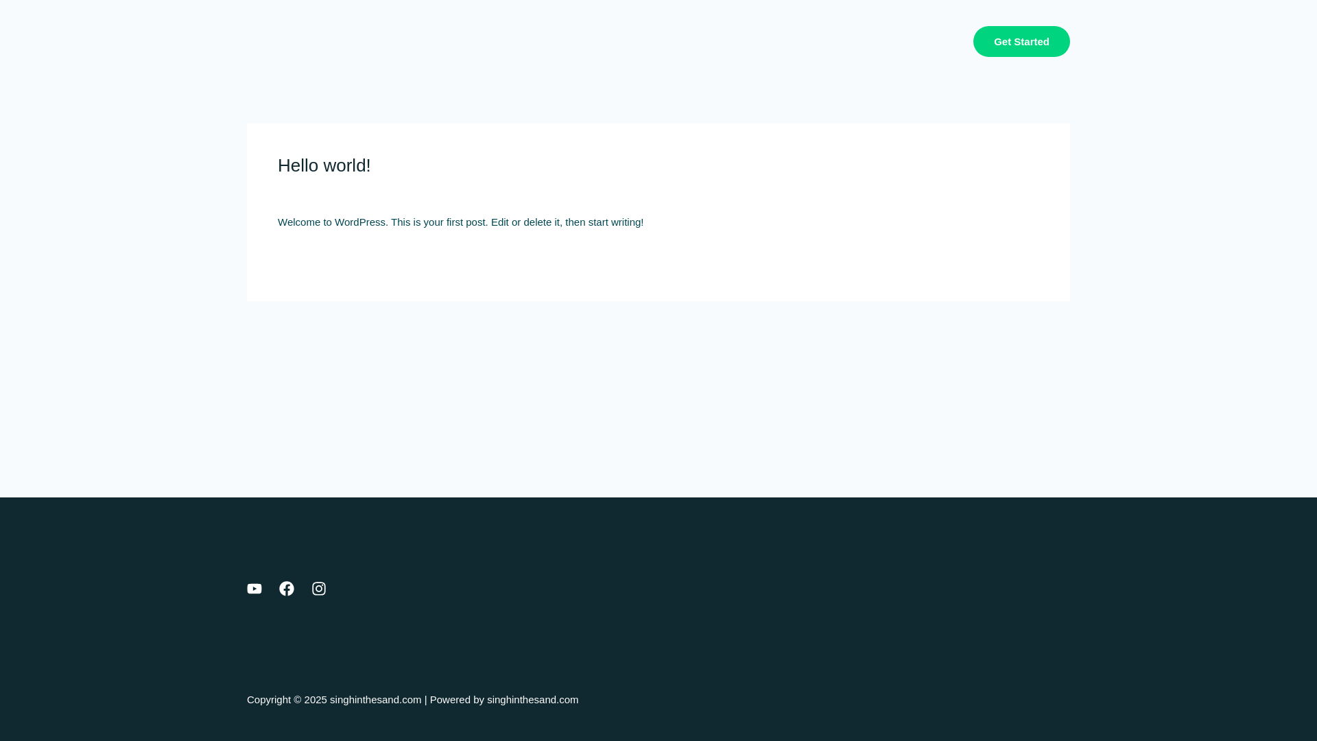 website screenshot of https://singhinthesand.com/