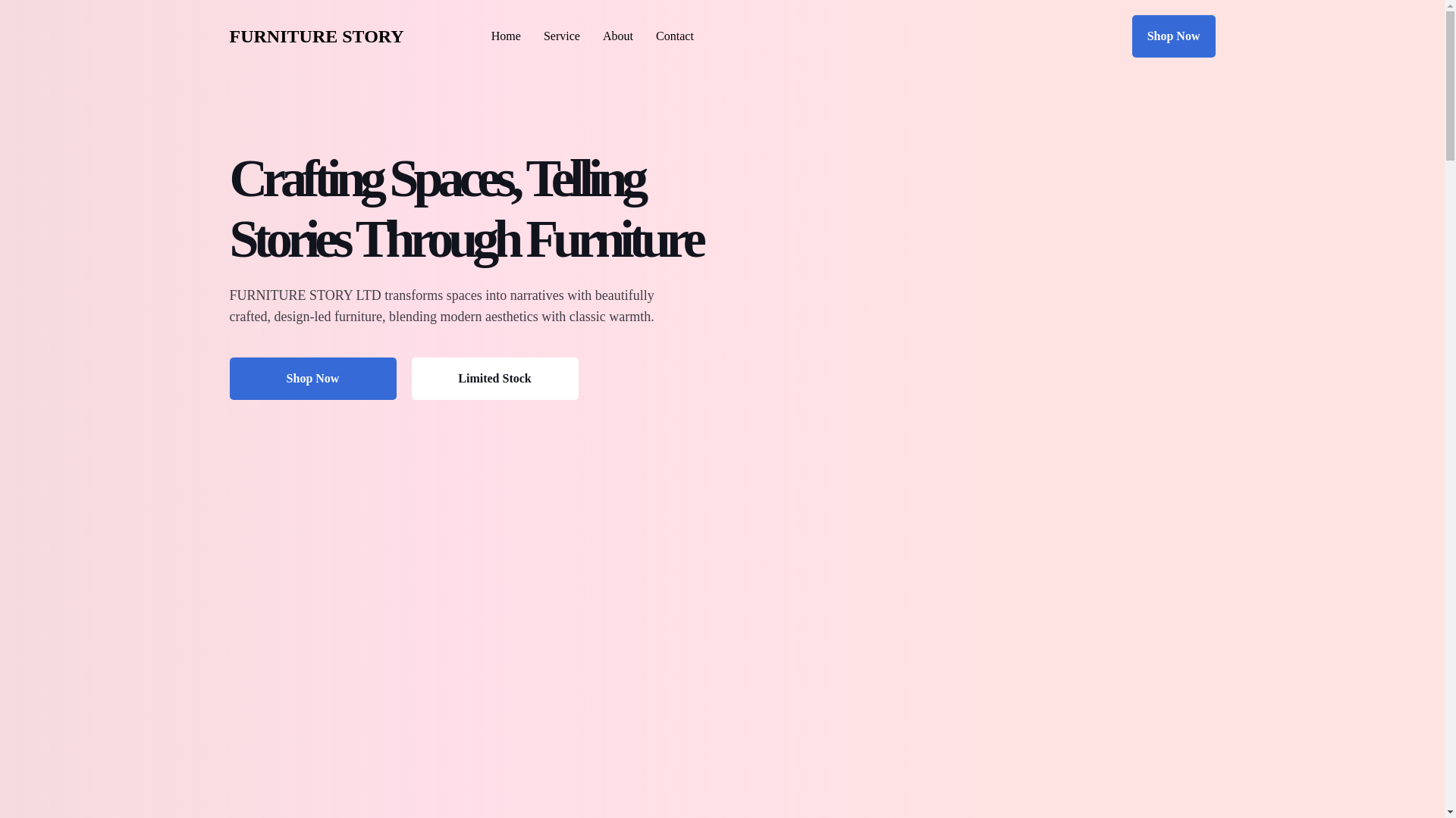 website screenshot of https://furniturestoryltd.shop/