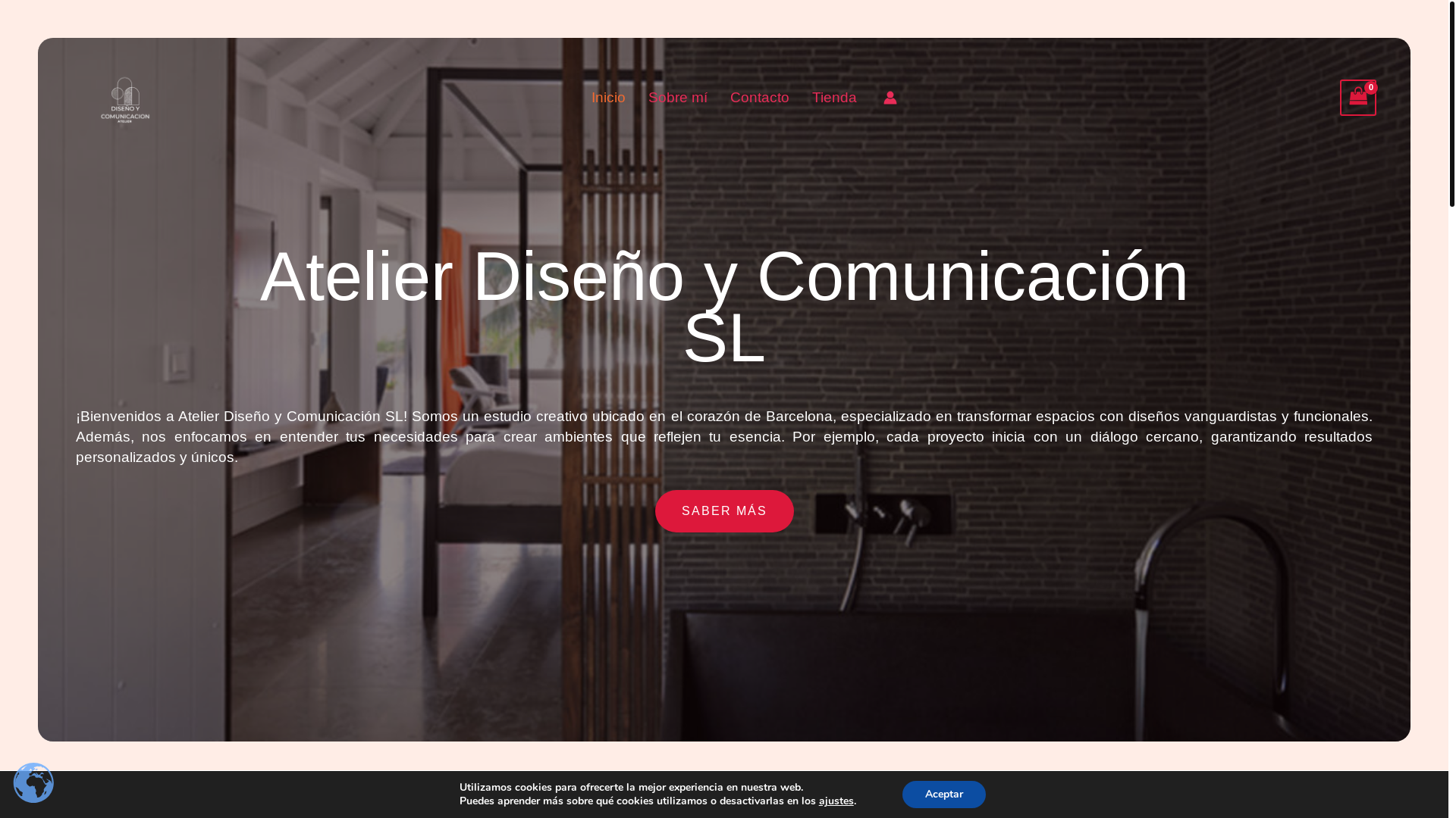 website screenshot of https://ateliercomunicacionydiseno.es/