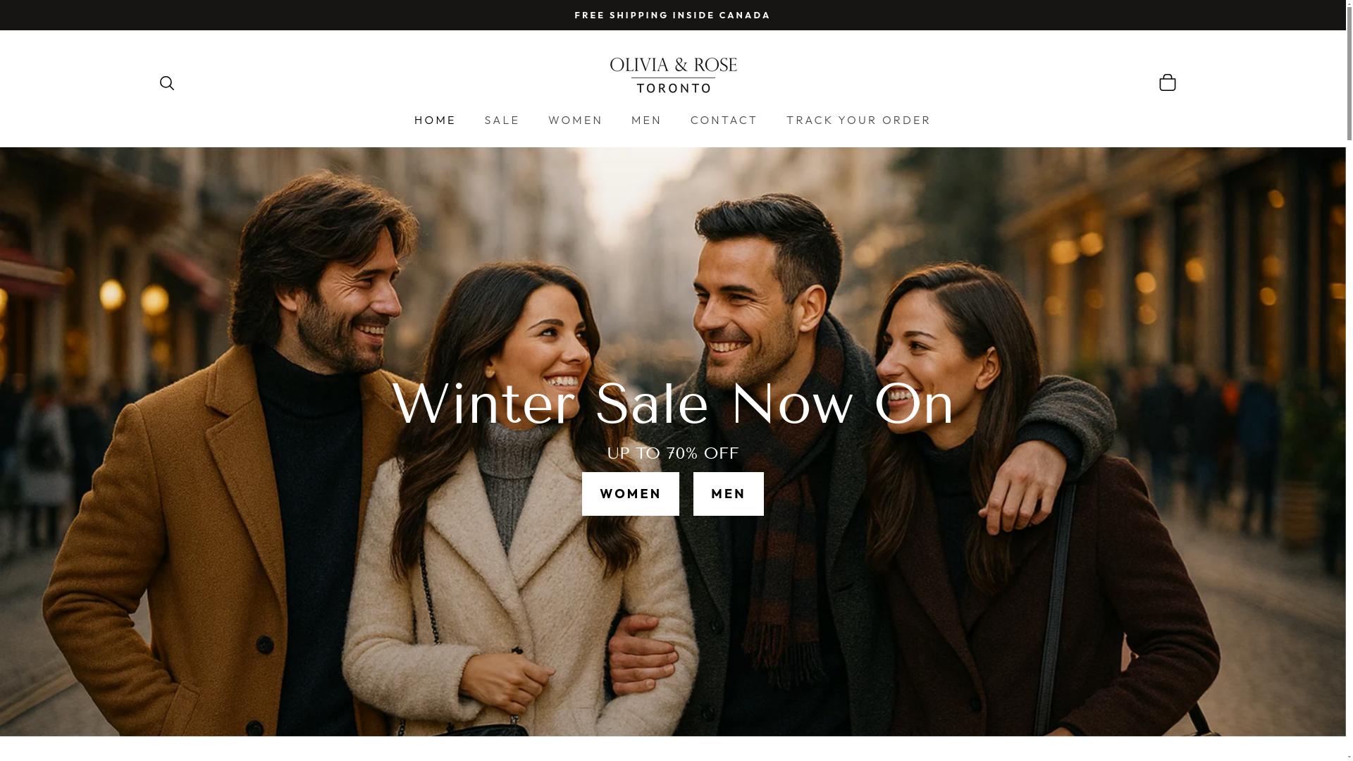 website screenshot of https://oliviarose-toronto.com/