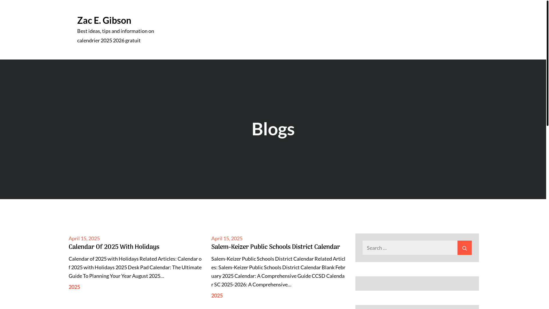 website screenshot of https://zacegibson.pages.dev/
