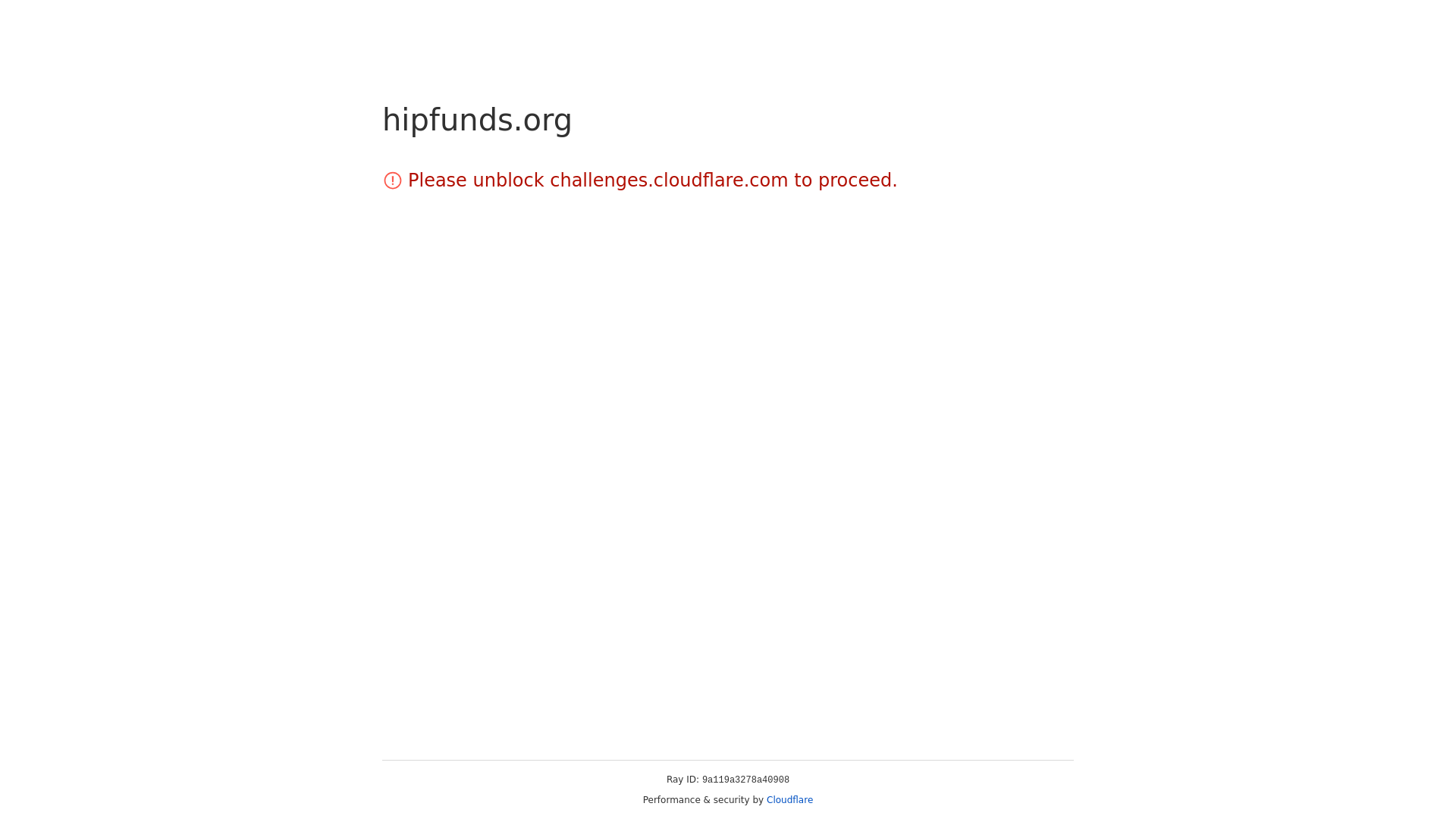 website screenshot of https://hipfunds.org/