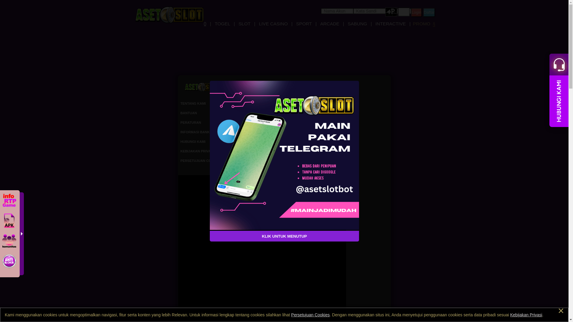 website screenshot of https://mantapaset1.lat/