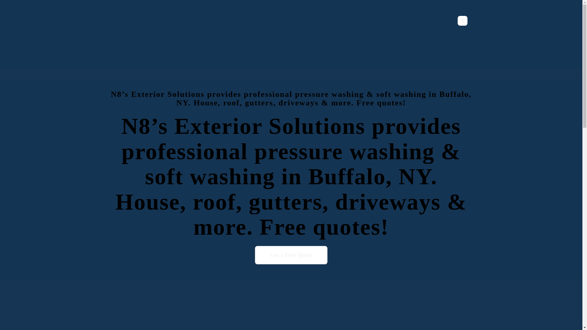 website screenshot of https://n8exteriorsolutions.com/