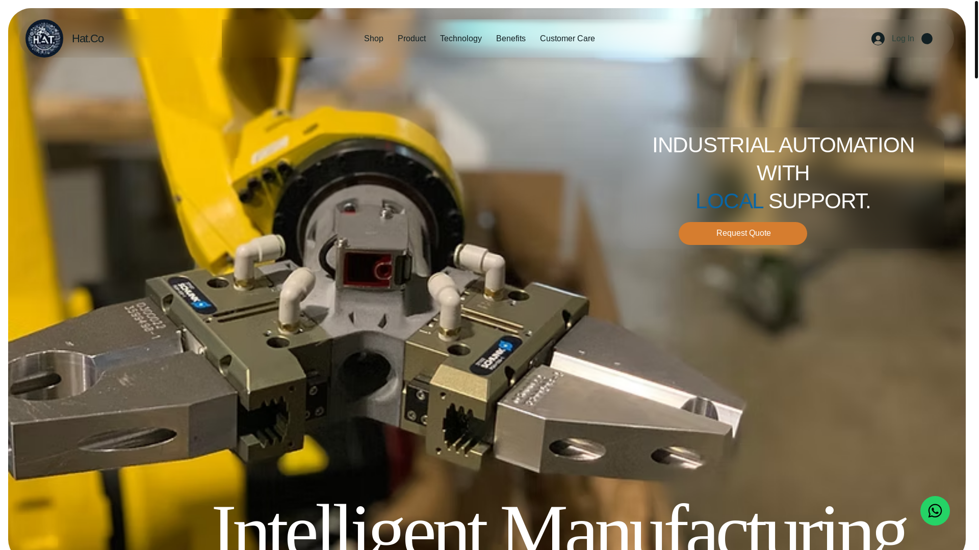 website screenshot of https://hatindustrial.com/