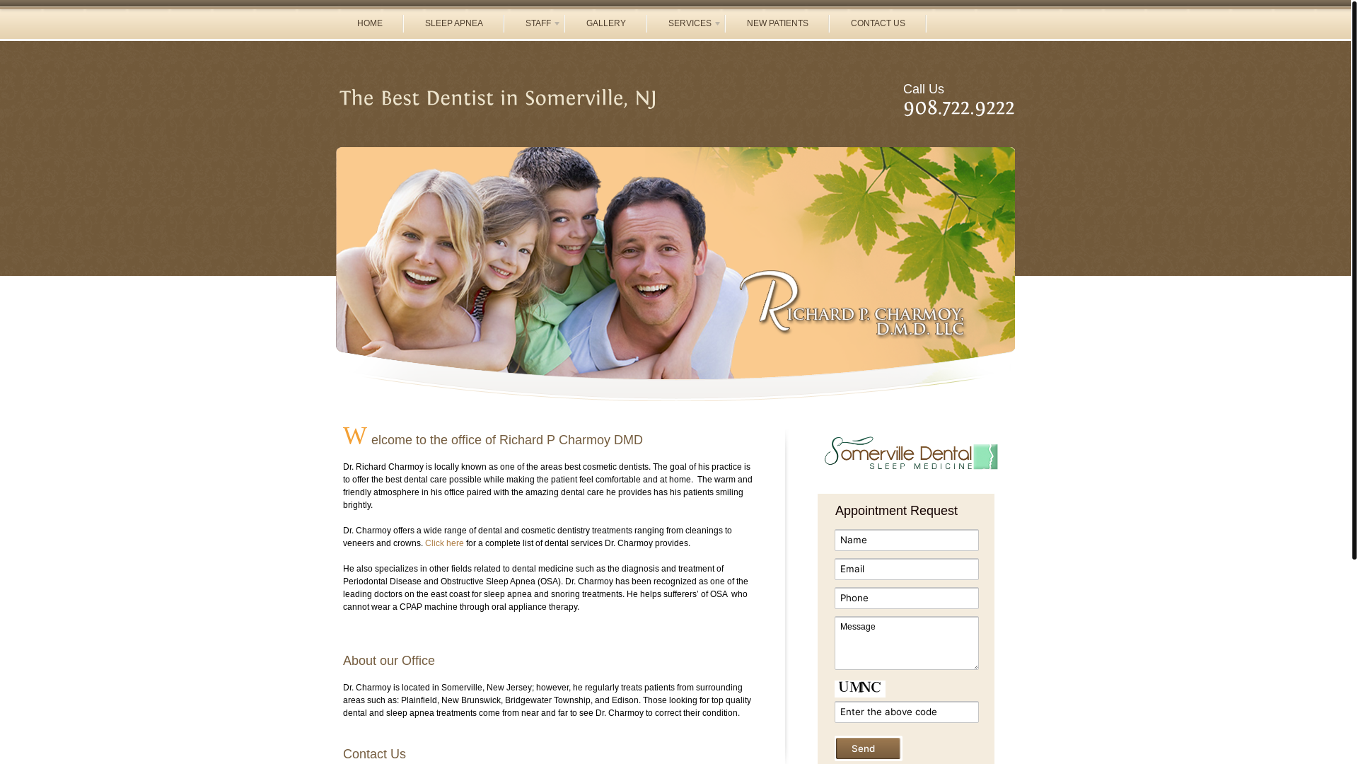 website screenshot of https://bestsomervilledentist.net/