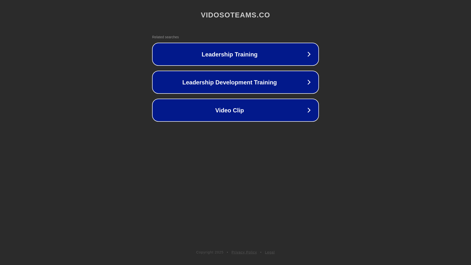 website screenshot of https://vidosoteams.co/