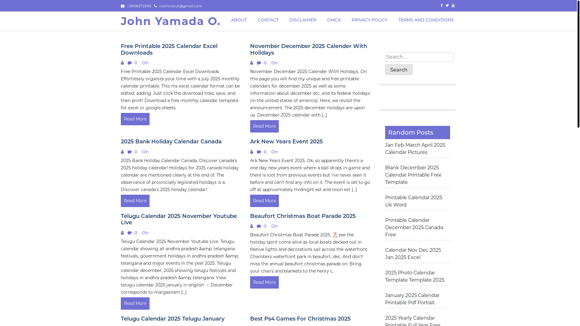 website screenshot of https://johnyamadao.pages.dev/