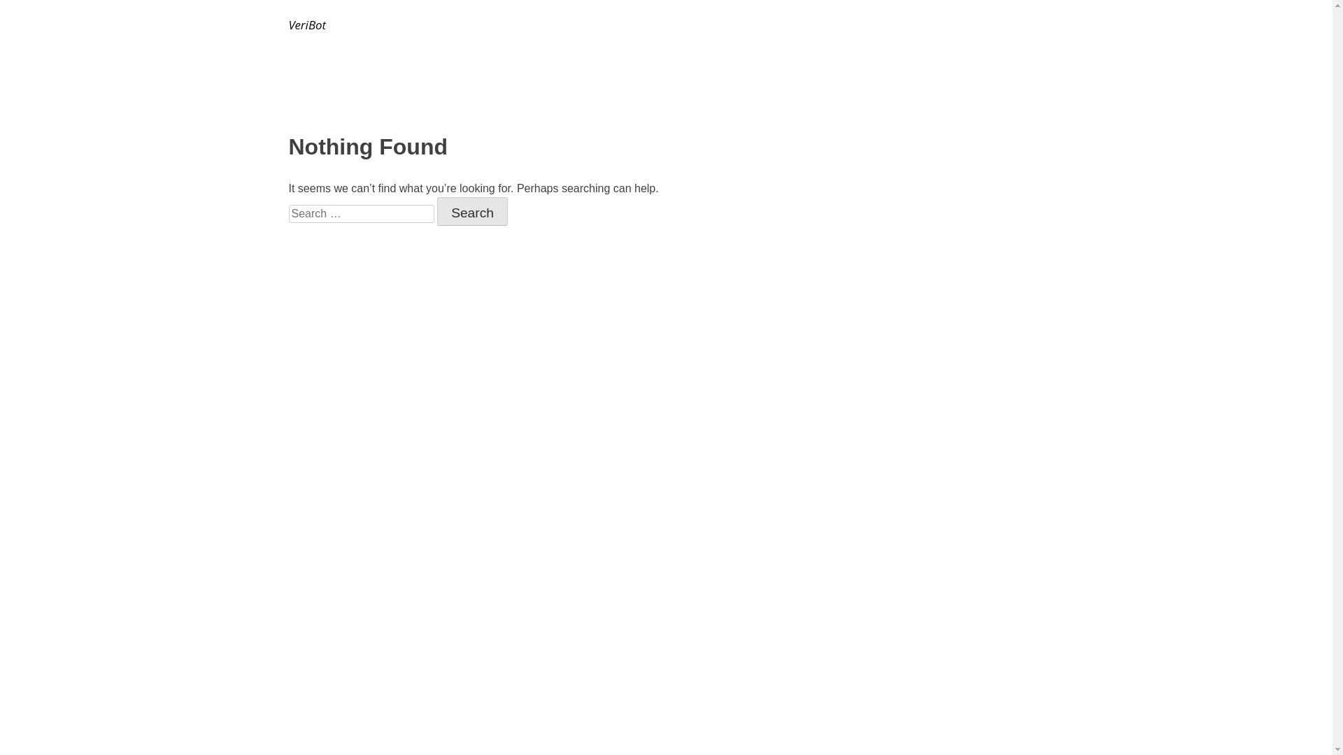 website screenshot of https://veribotz.com/