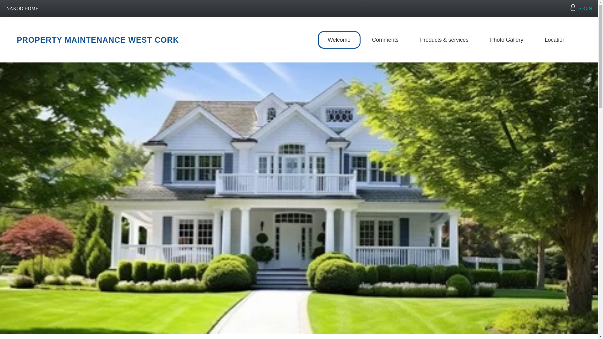 website screenshot of https://propertymaintenancewestcork.com/