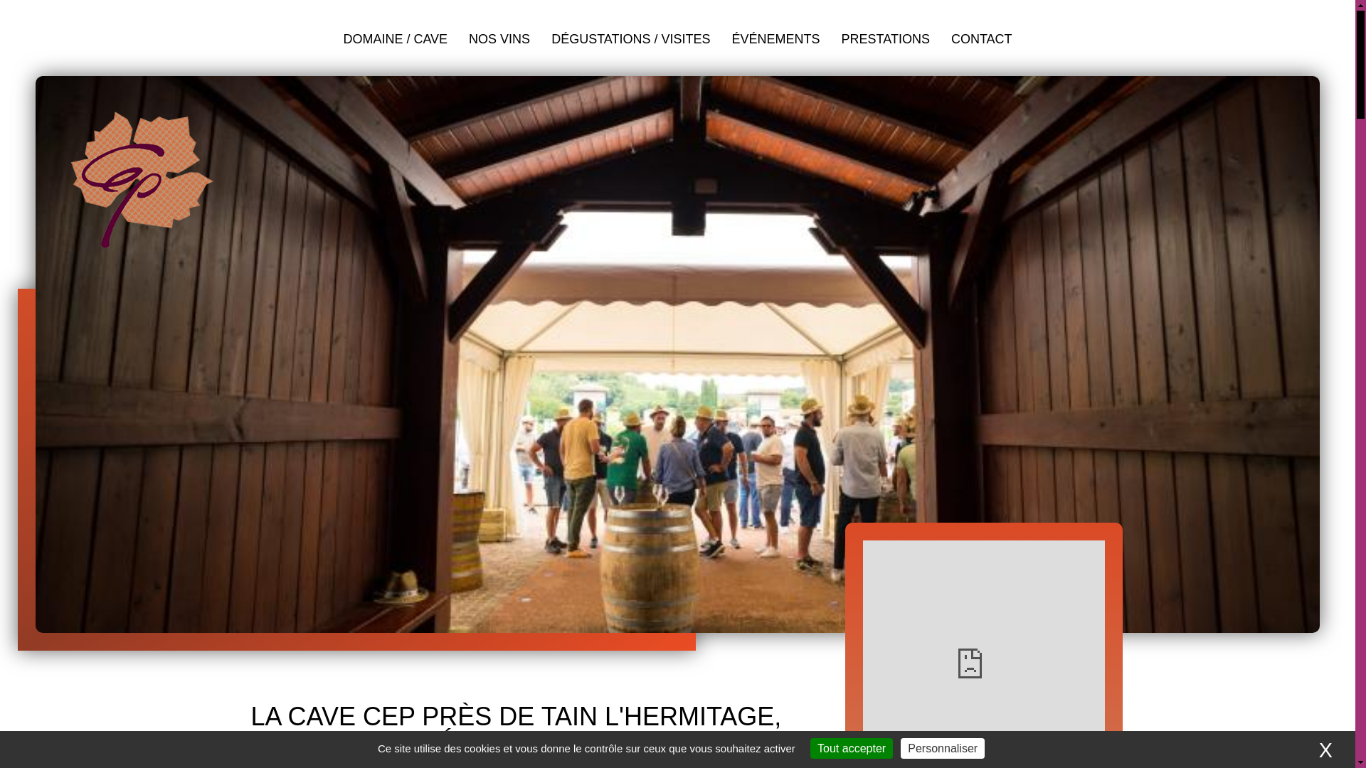 website screenshot of https://cavealexandrecep.fr/