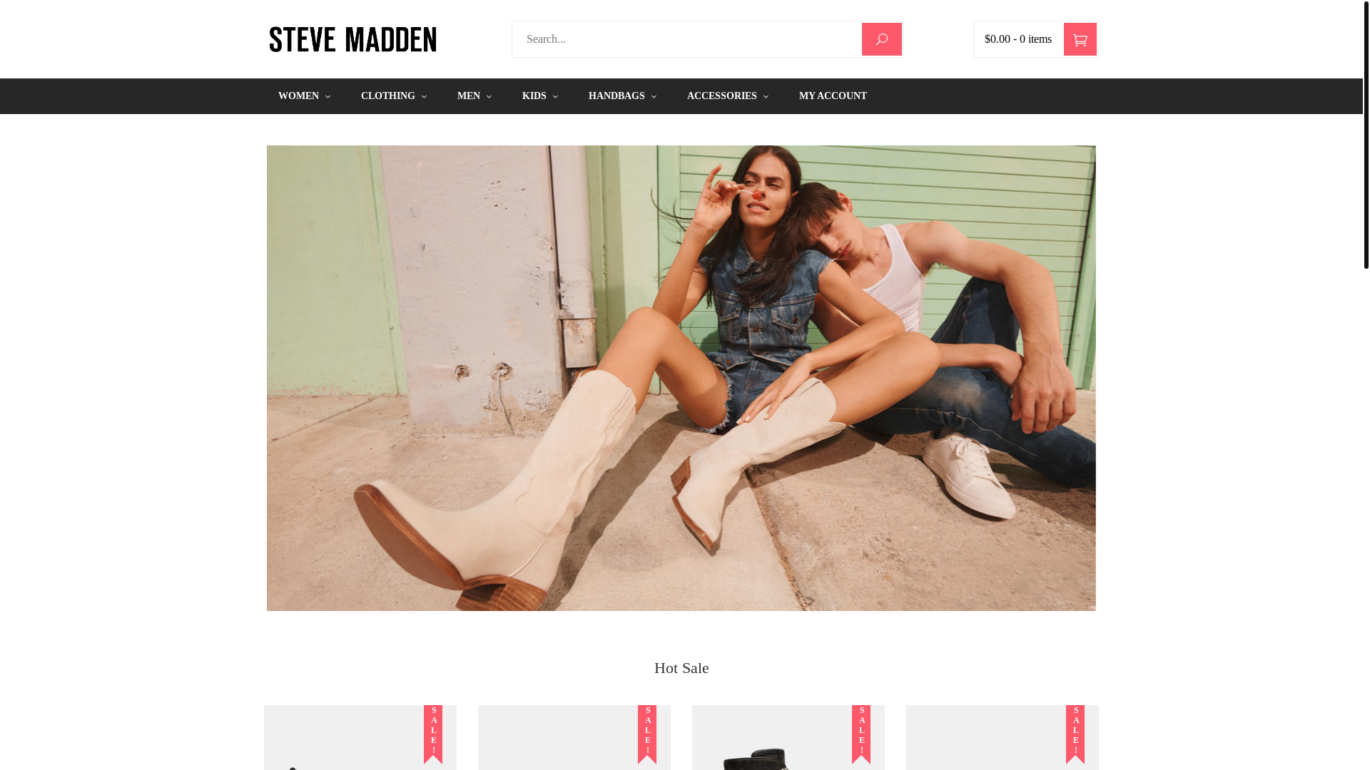 website screenshot of https://www.mandijones.shop/
