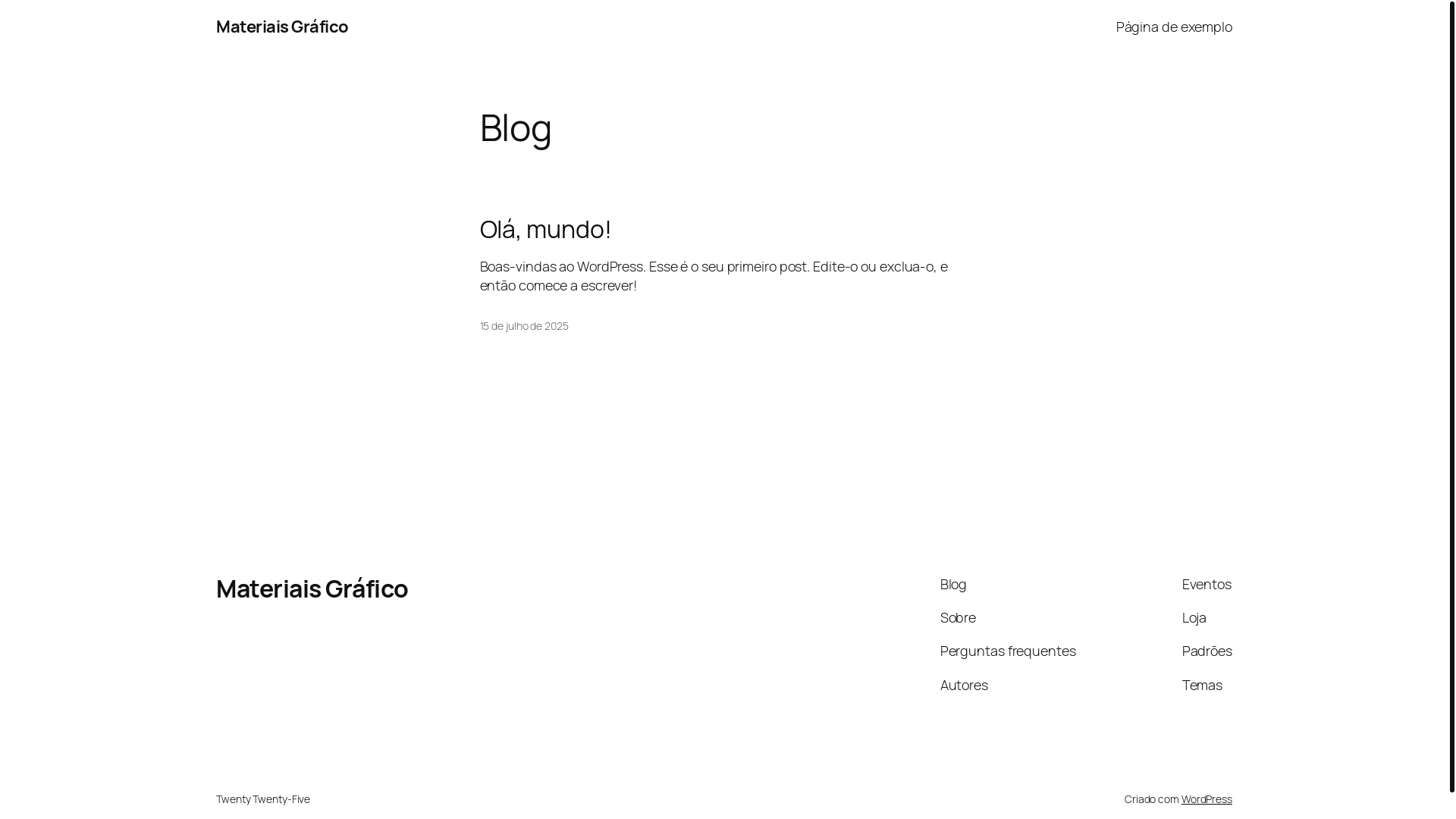 website screenshot of https://materiaisgrafico.com.br/