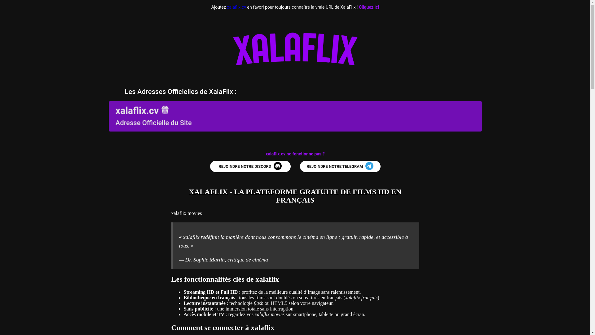 website screenshot of https://xalaflix-today.pages.dev/