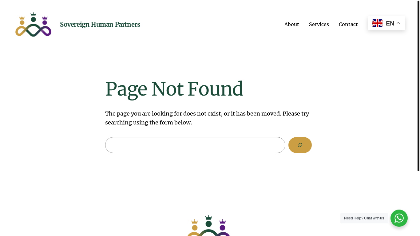 website screenshot of https://www.sovereignhumanpartners.org/sre/arge