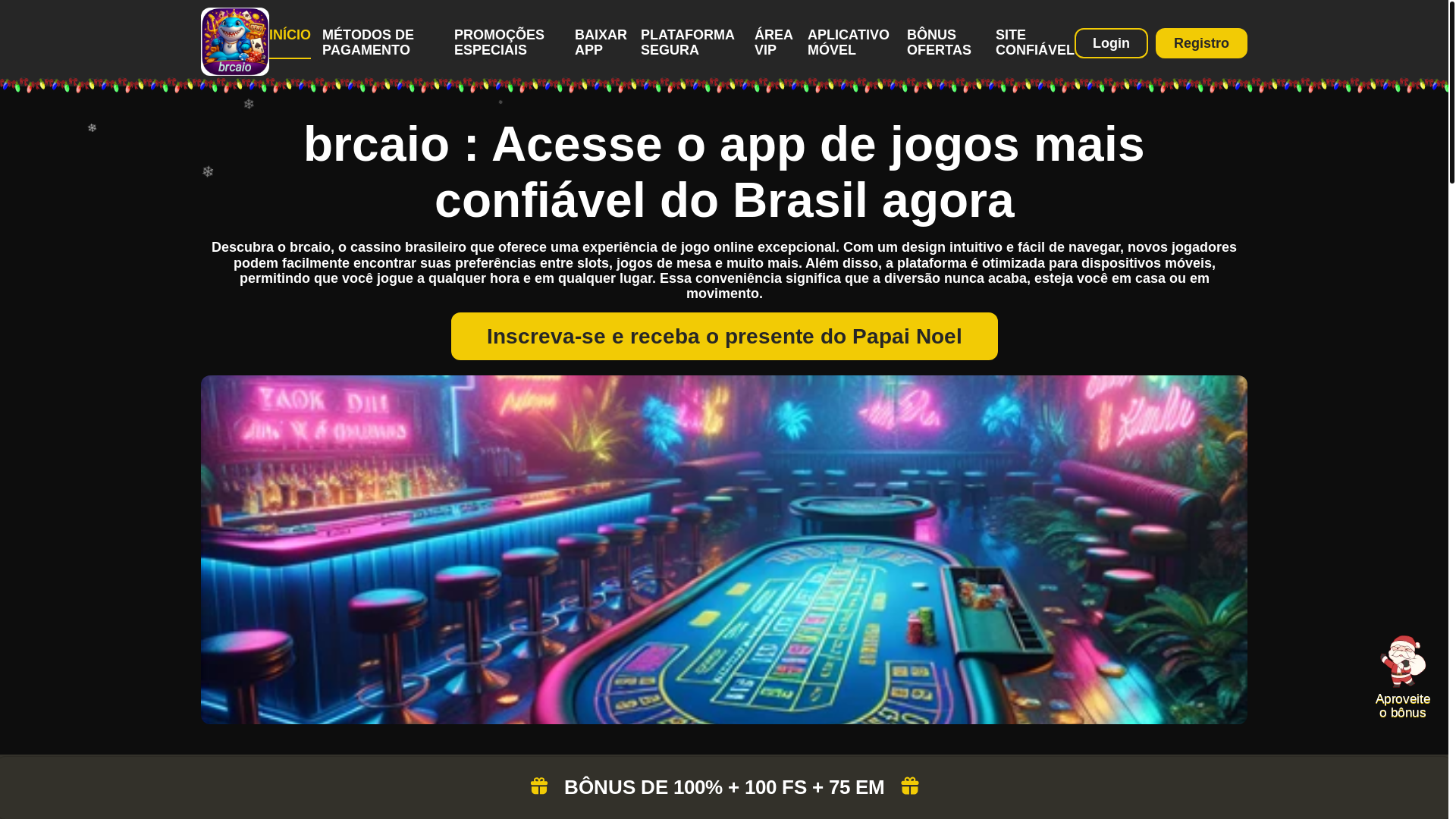 website screenshot of https://brcaiobrcaio.com/