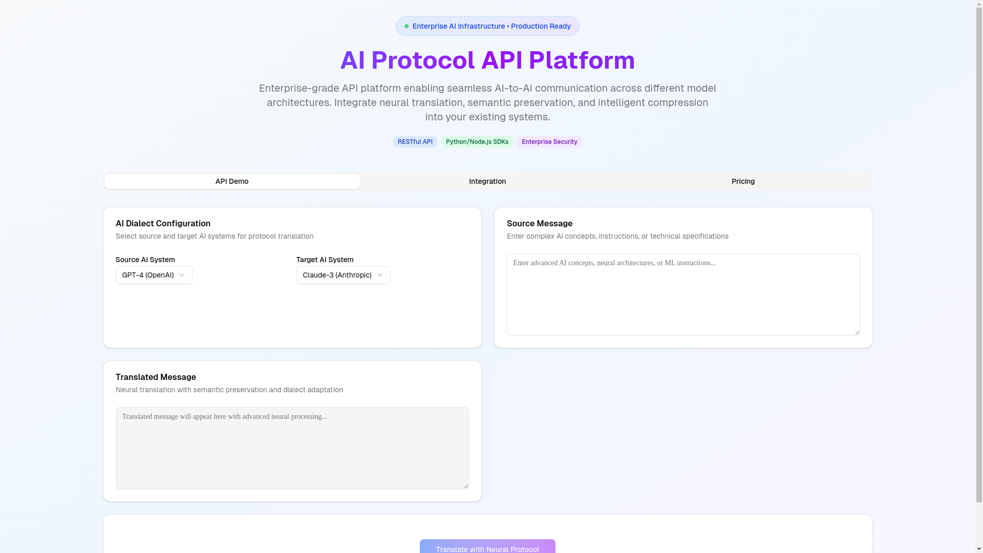 website screenshot of https://avyraxai.com/
