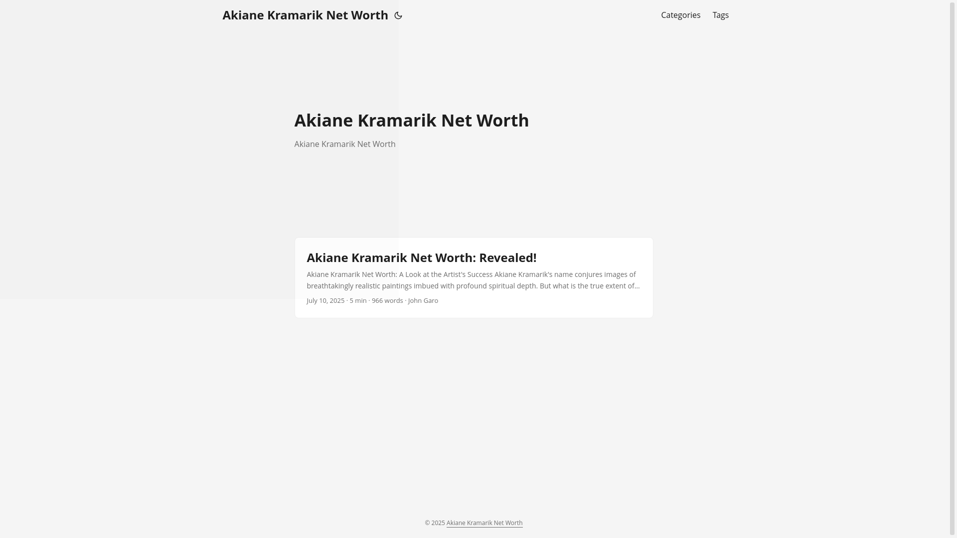 website screenshot of https://akiane-kramarik-net-worth20250727.pages.dev/