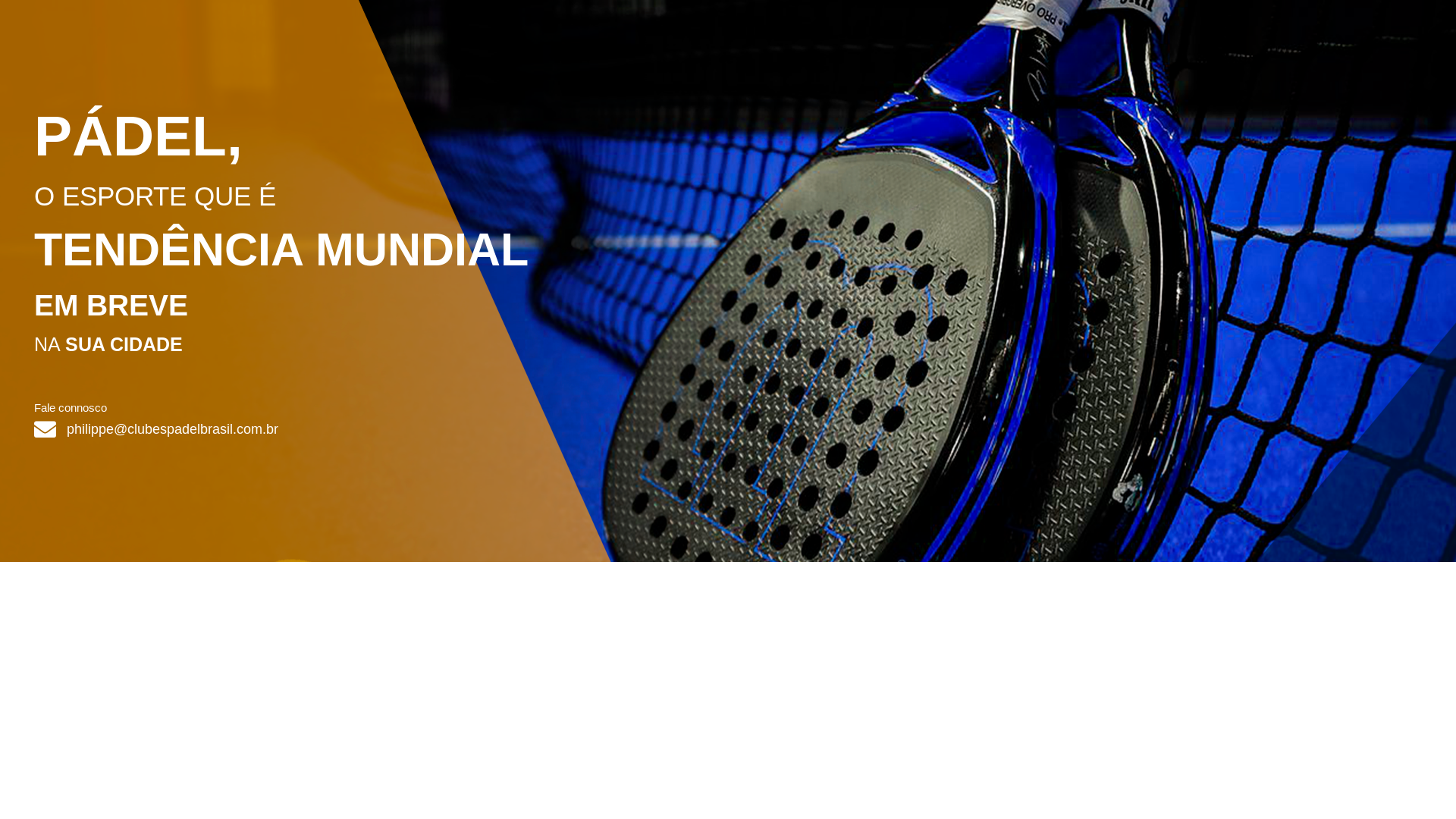 website screenshot of https://clubepadelbrasil.com.br/