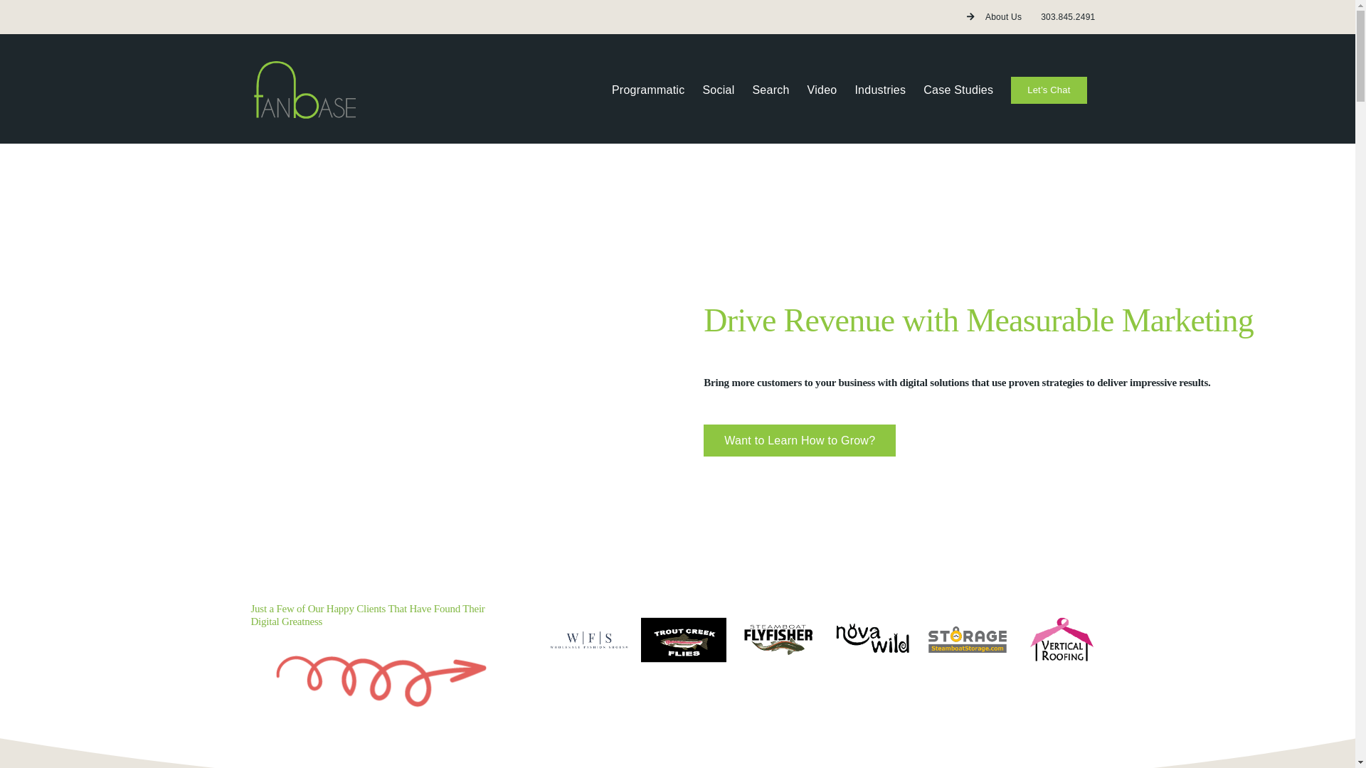 website screenshot of https://meetfanbase.com/