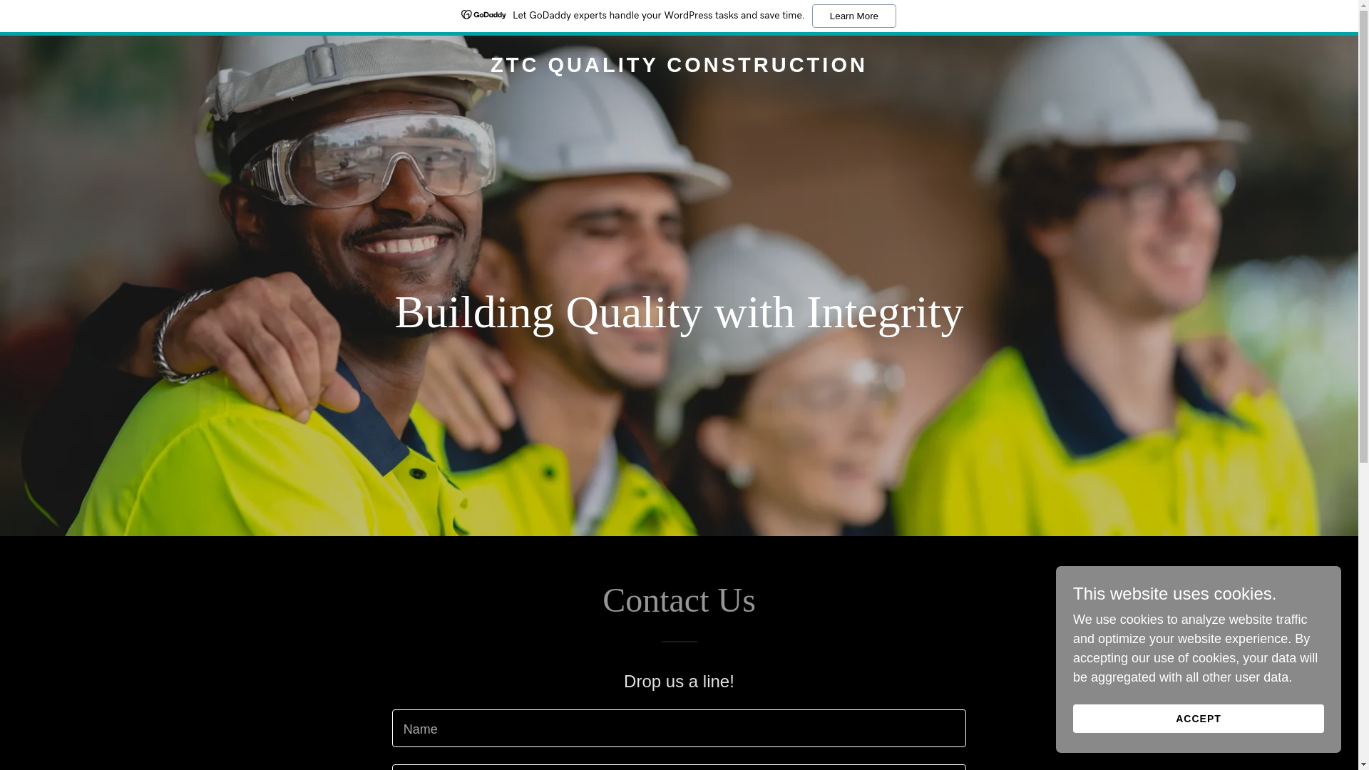 website screenshot of https://ztcqualityconstruction.com/