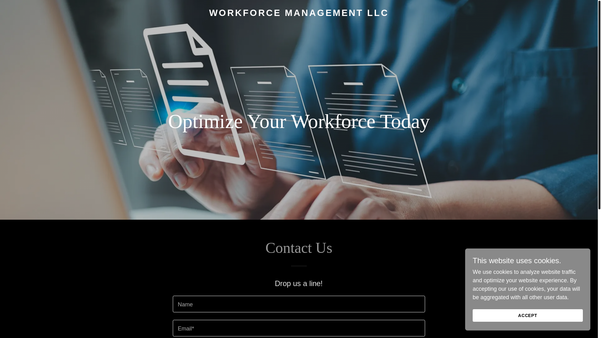 website screenshot of https://workforcemanagementllc.com/