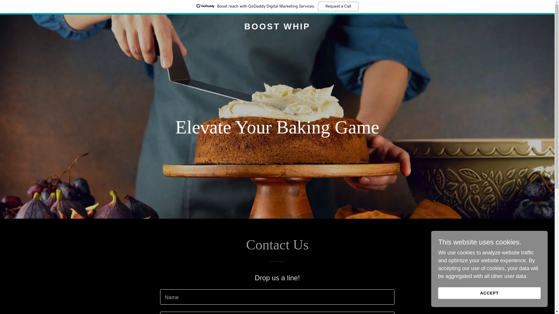 website screenshot of https://boostwhip.com.au/