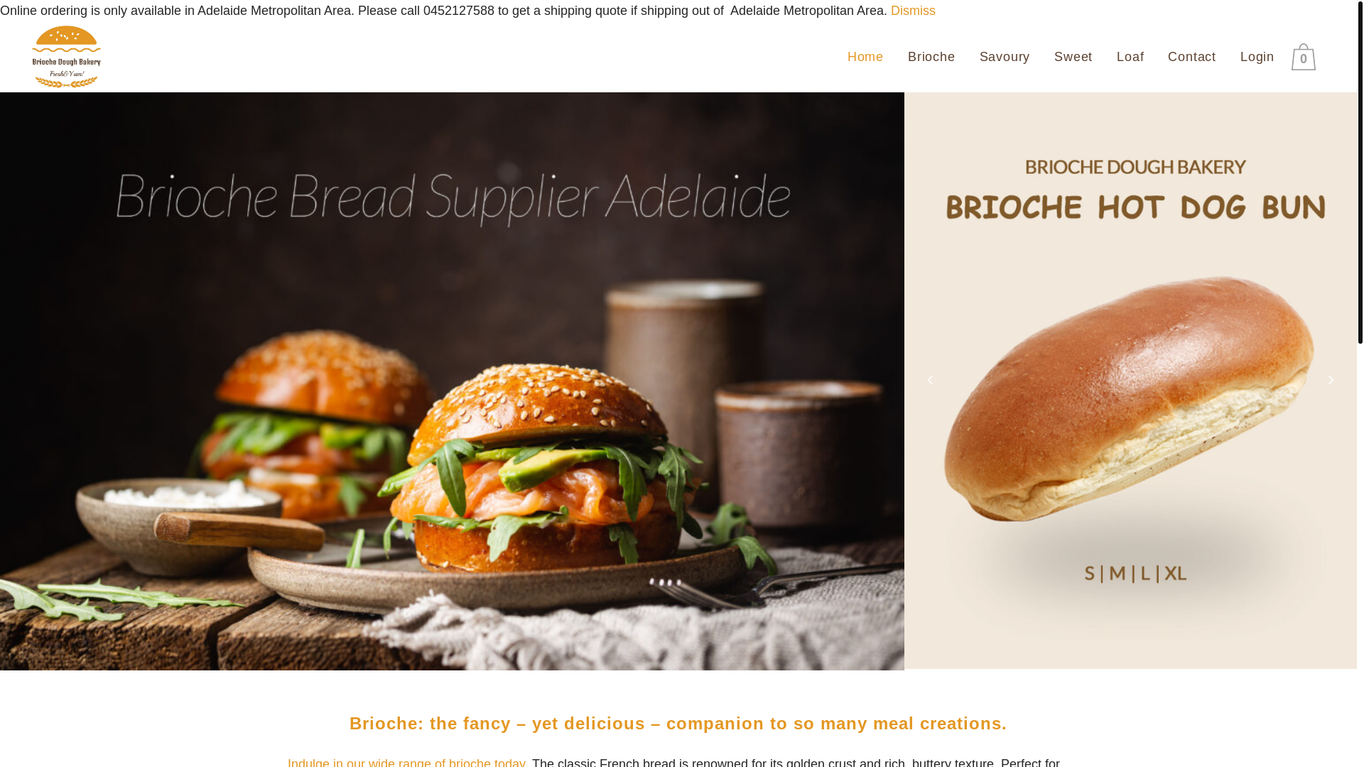 website screenshot of https://briochedoughbakery.online/