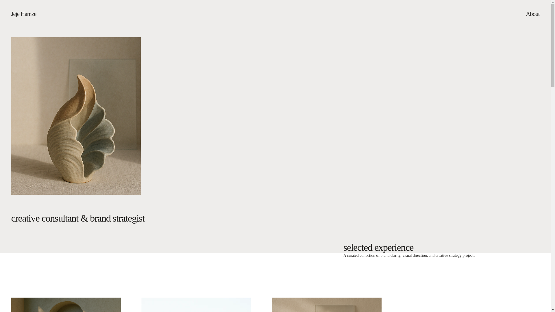 website screenshot of https://jejenadine.com/