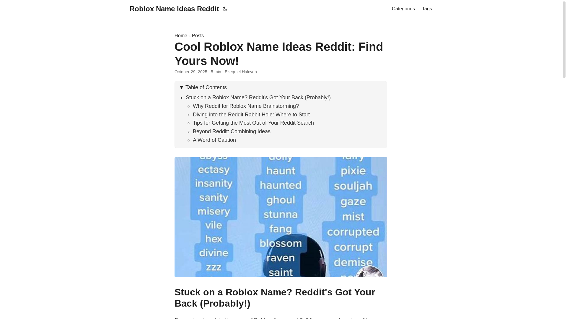 website screenshot of https://roblox-name-ideas-reddit.pages.dev/
