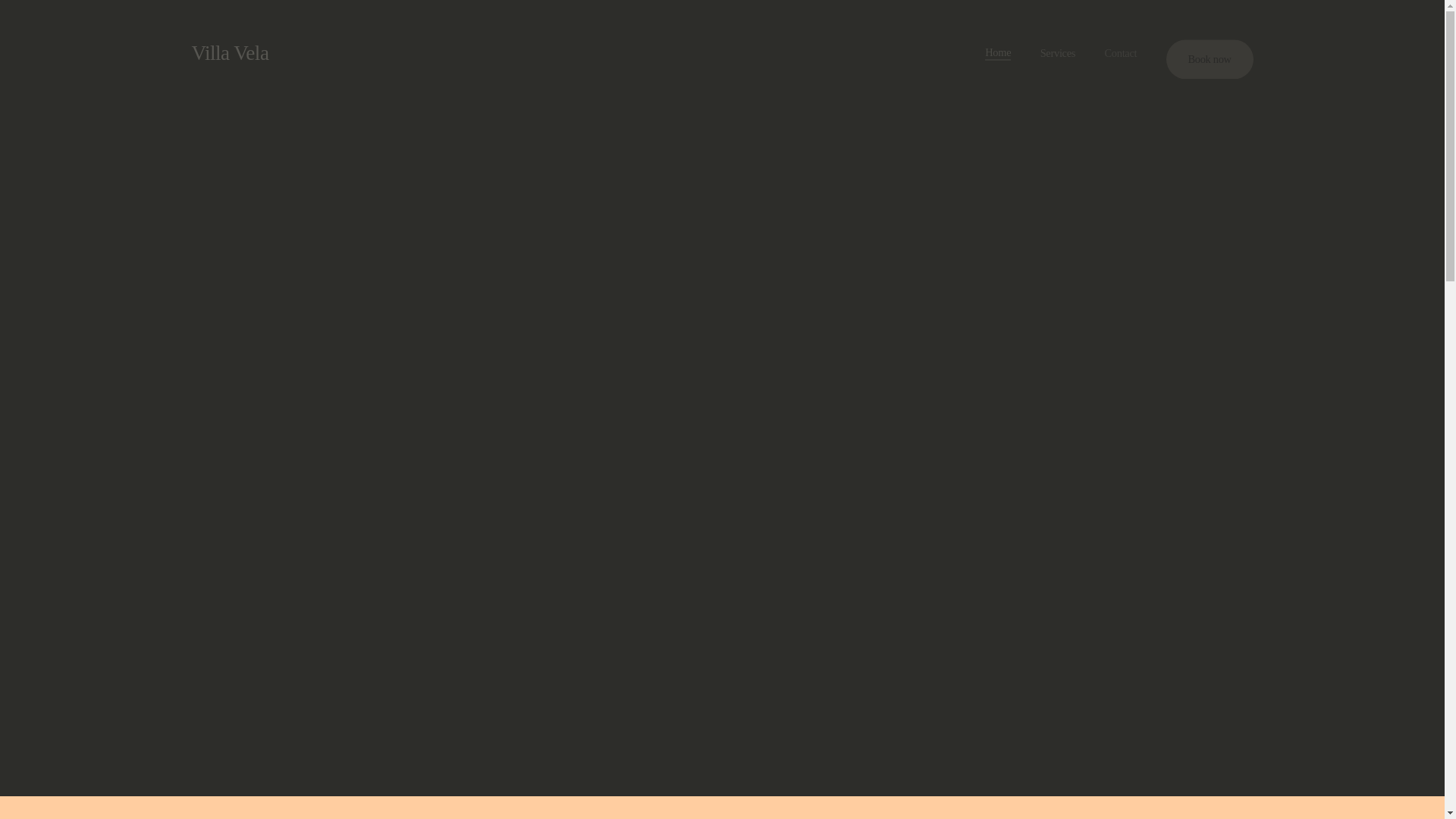 website screenshot of https://thevillavela.com/