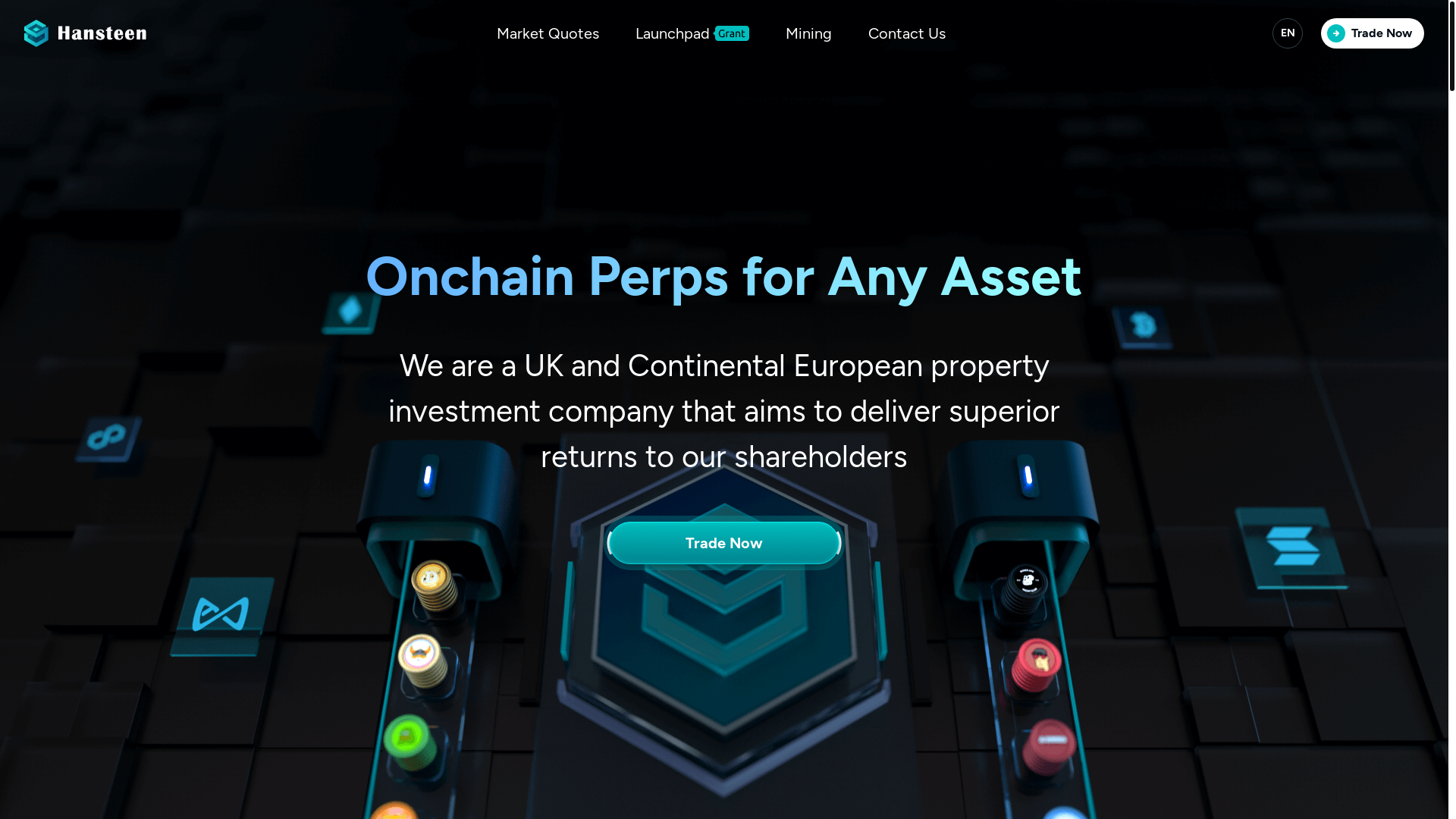 website screenshot of https://hansteenamm.cc/