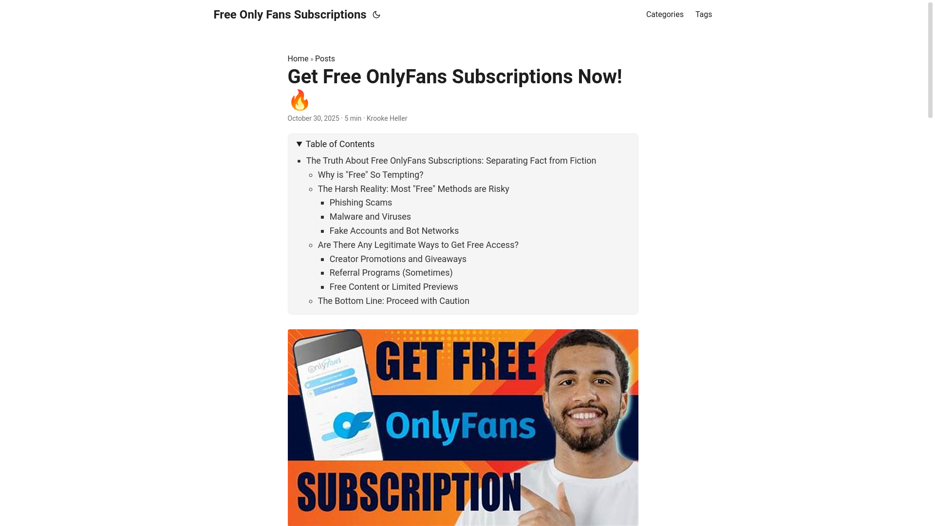 website screenshot of https://free-only-fans-subscriptions.pages.dev/