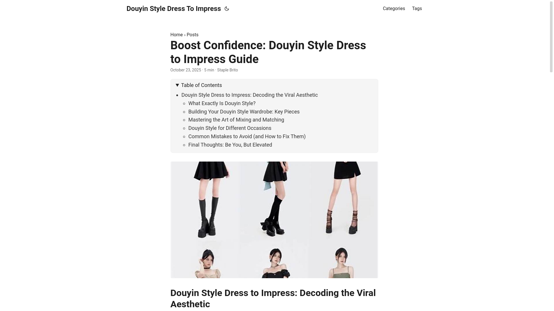 website screenshot of https://douyin-style-dress-to-impress.pages.dev/