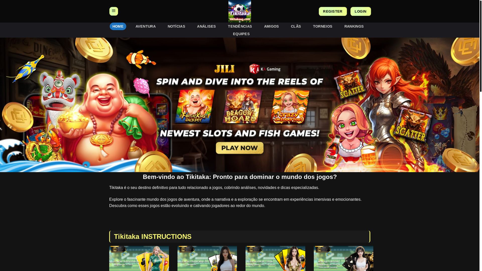 website screenshot of https://tikitakaag.com/