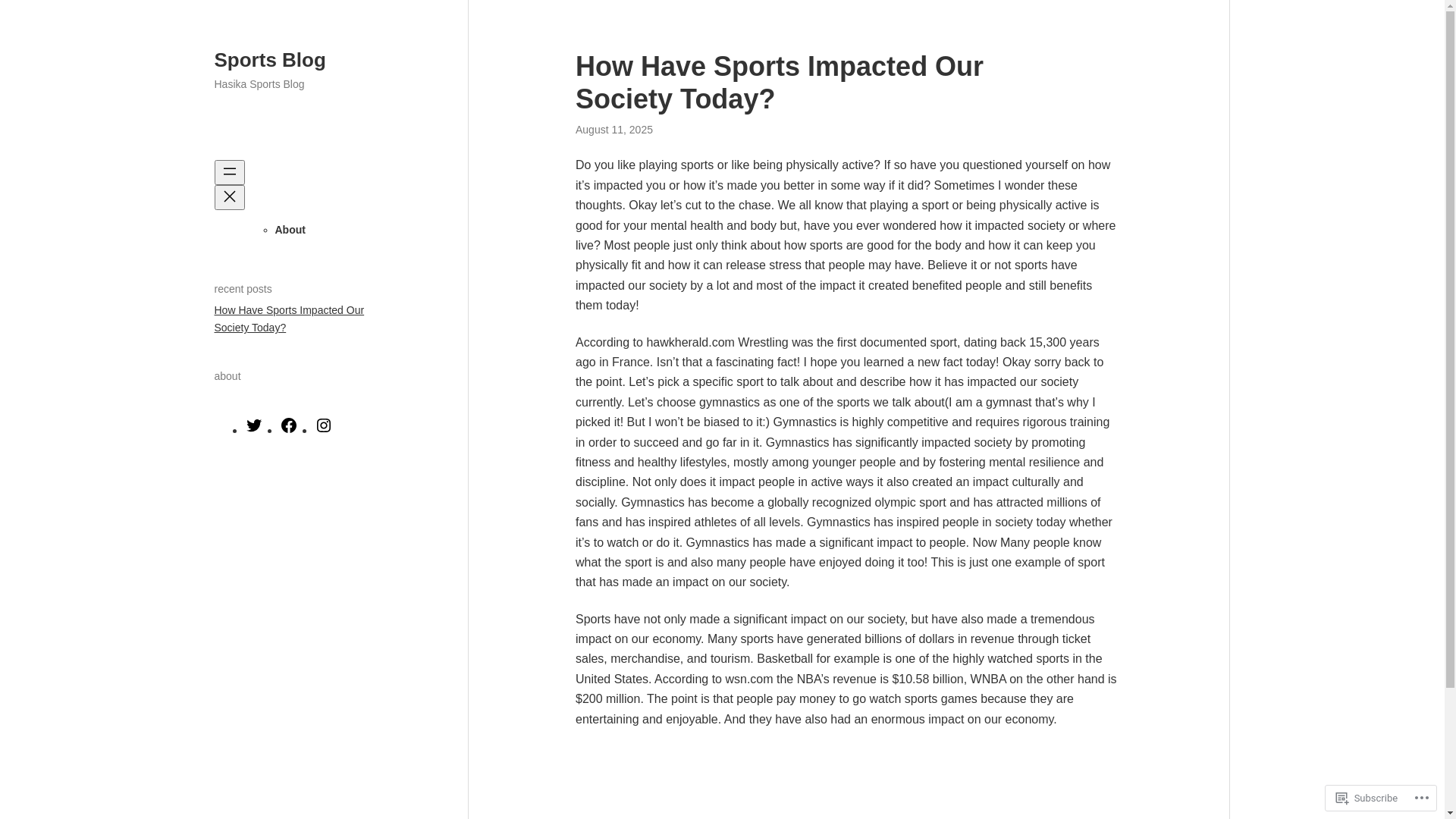 website screenshot of https://sportsimpacthd.blog/
