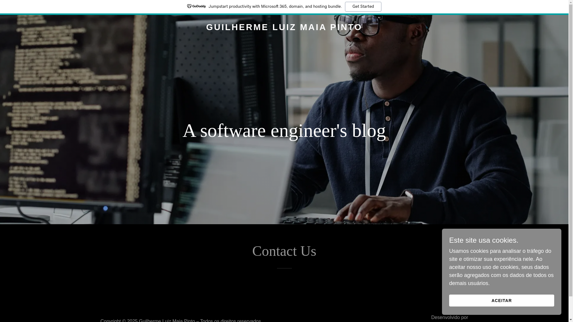 website screenshot of https://guilhermeluizdev.com/
