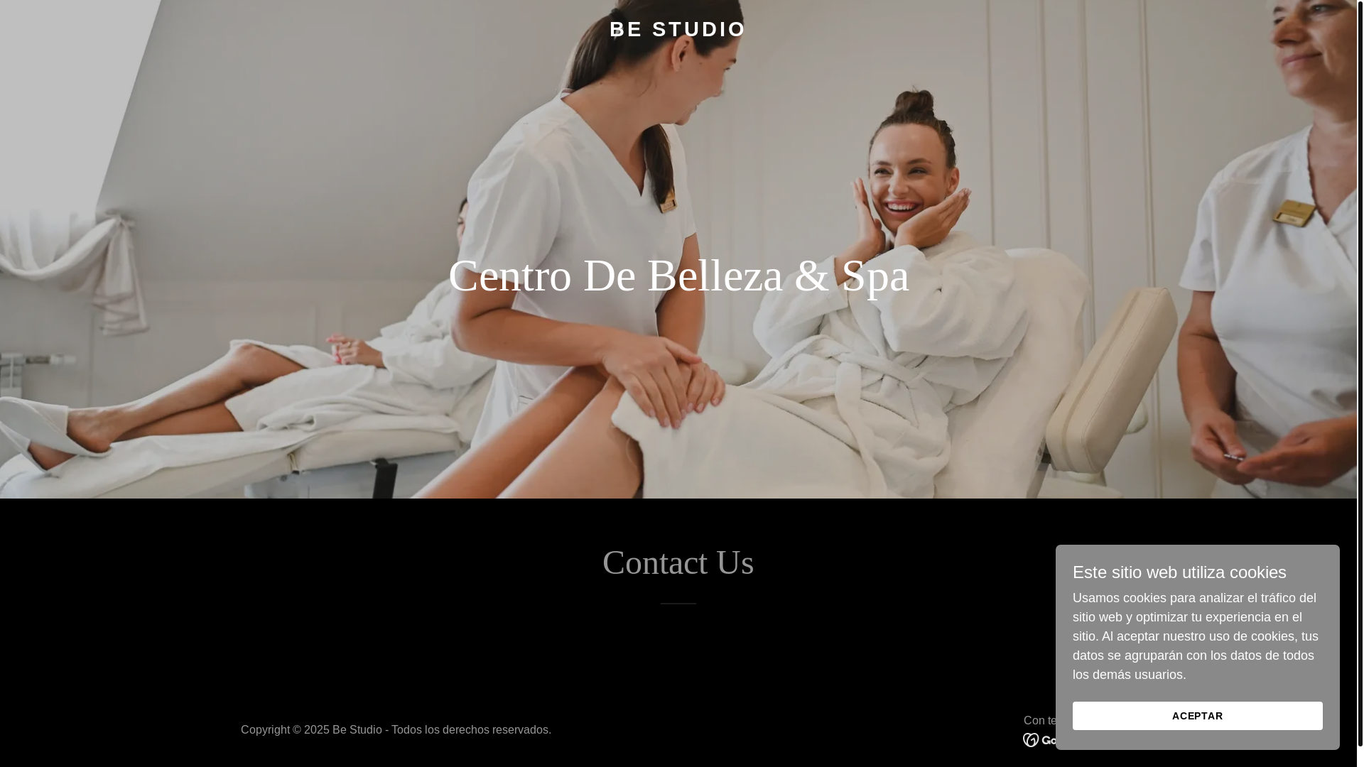 website screenshot of https://bestudio.mx/