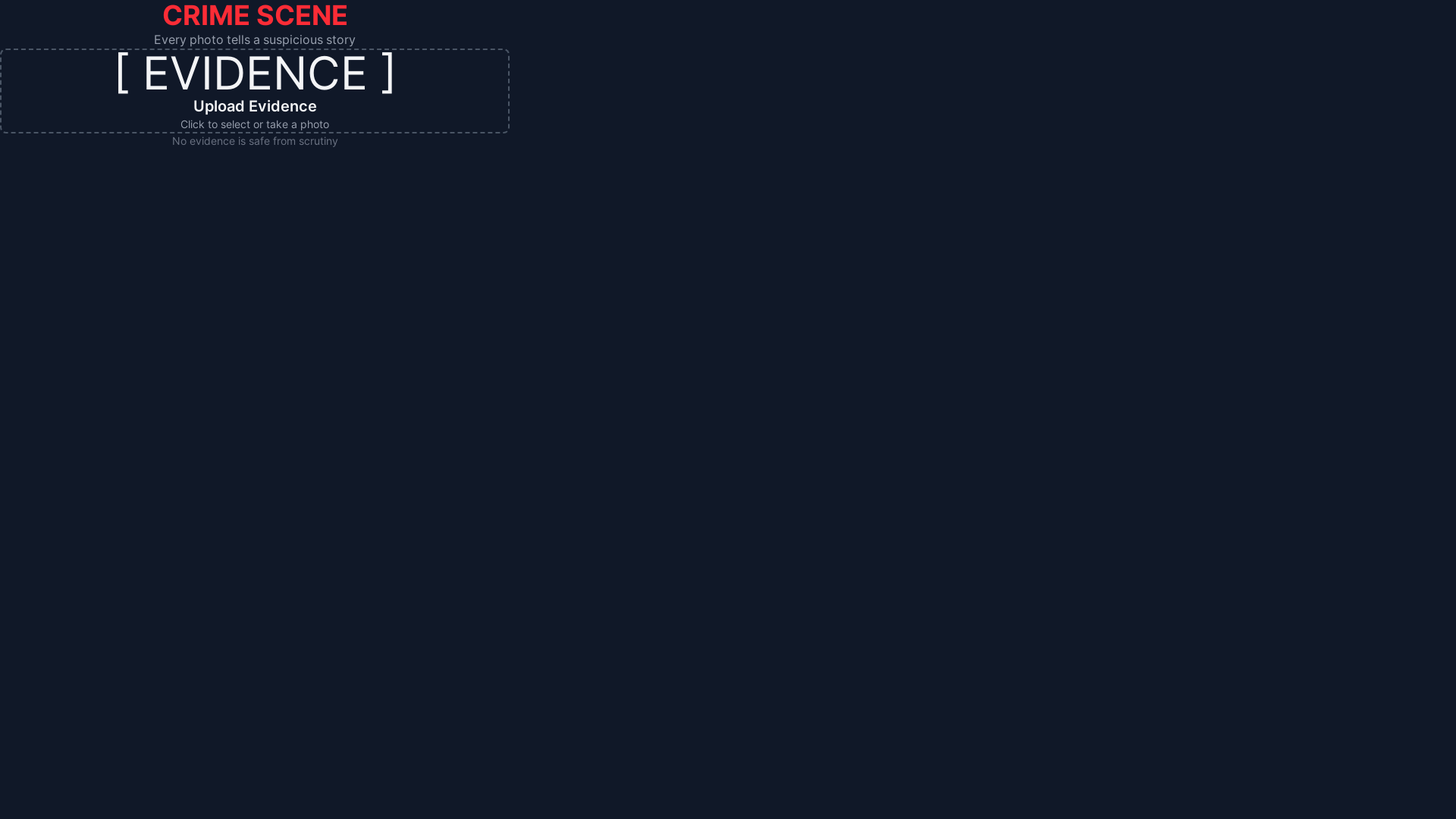 website screenshot of https://crimecam.fun/