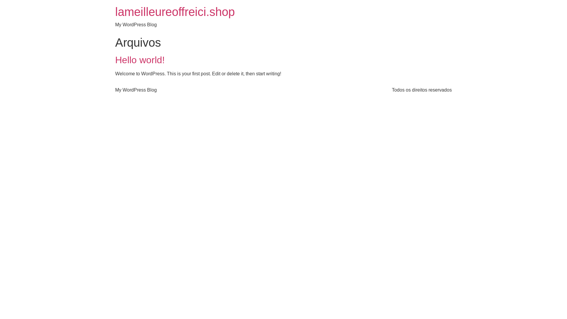 website screenshot of https://lameilleureoffreici.shop/
