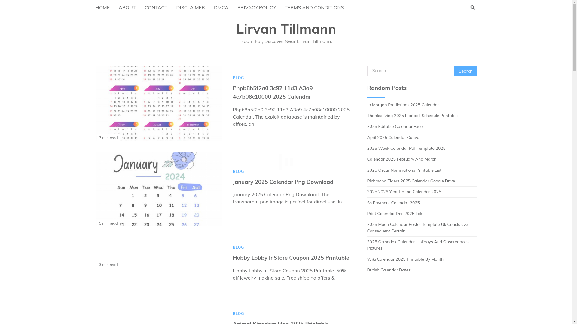 website screenshot of https://lirvantillmann.pages.dev/