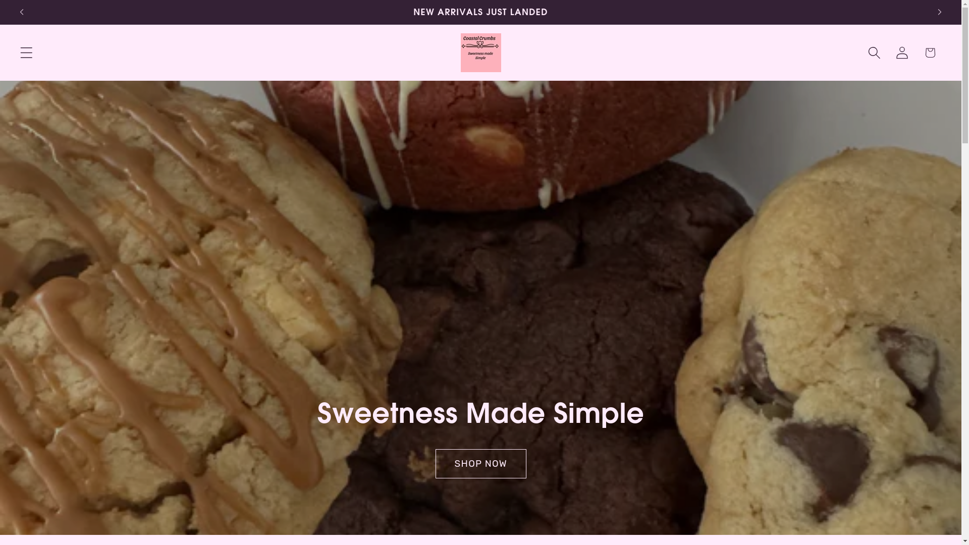 website screenshot of https://coastalcrumbscentralcoast.com/