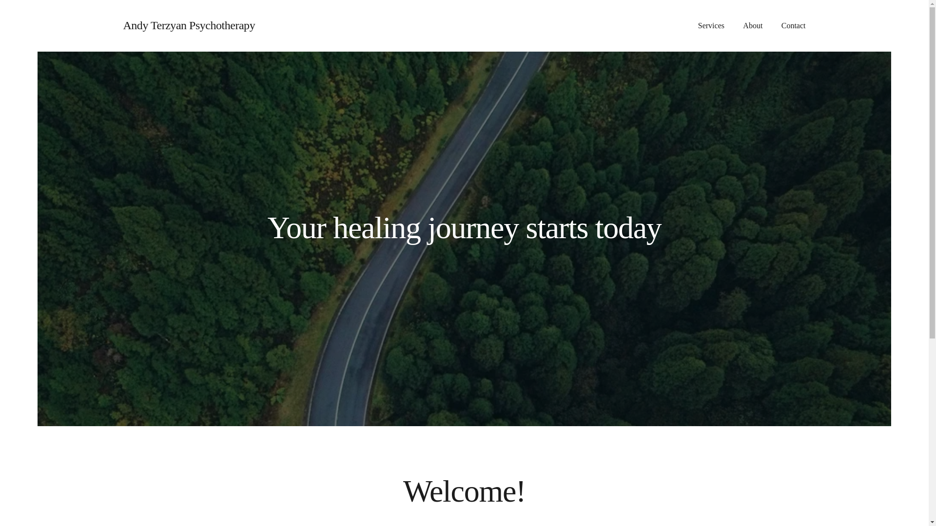 website screenshot of https://andyterzyanpsychotherapy.com/