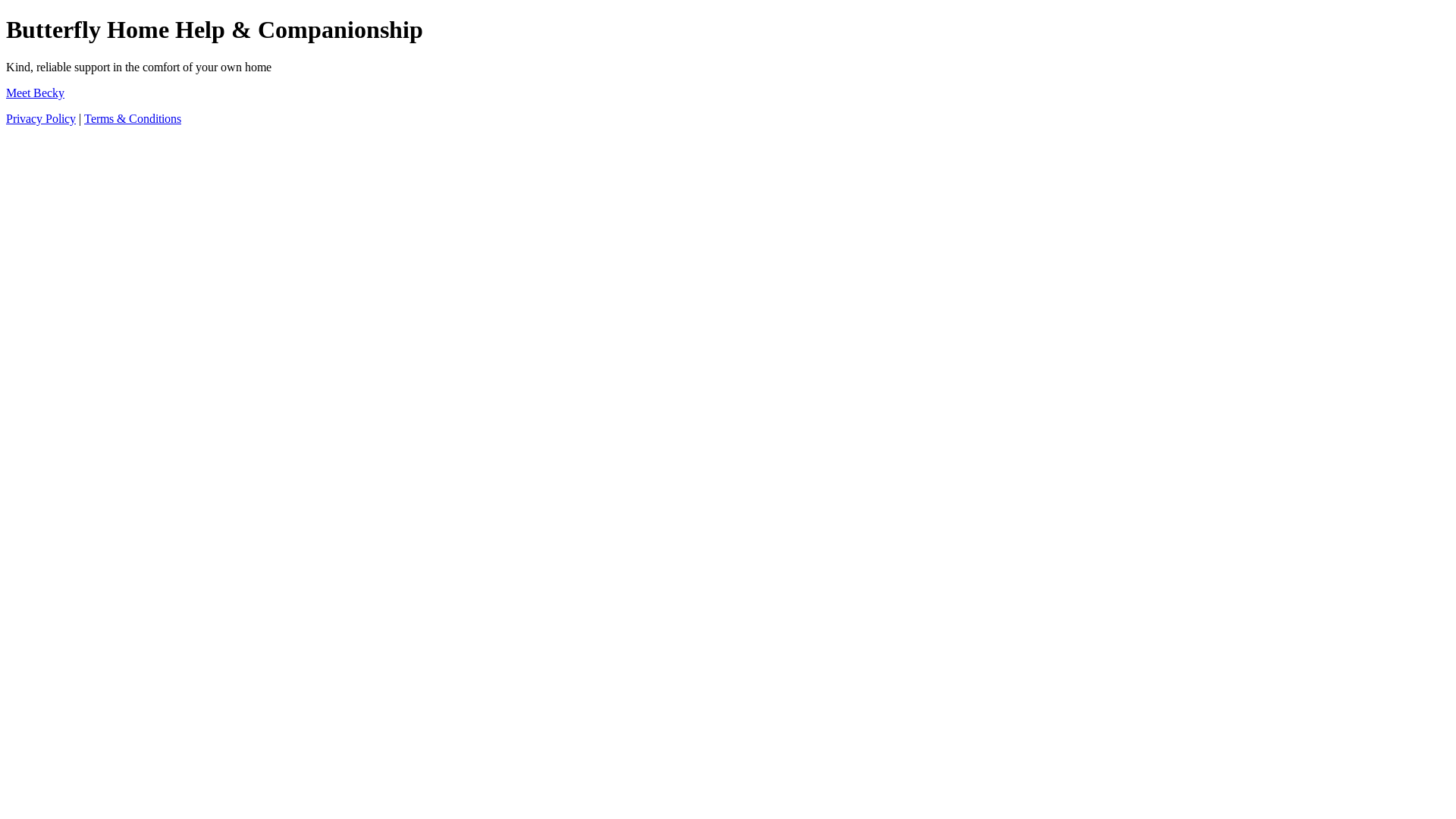 website screenshot of https://butterflyhomehelp.co.uk/