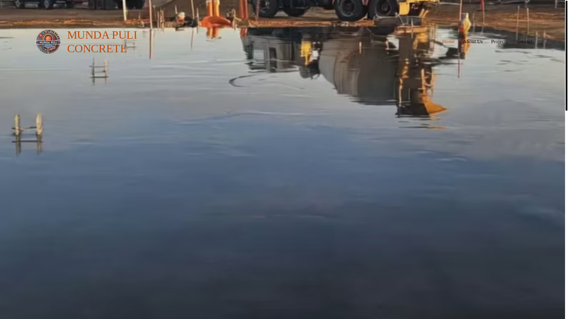 website screenshot of https://mundipuliconcrete.com/